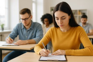 academia-ingles-sabadell-estudiantes-examen