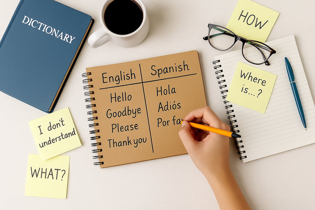 academia-ingles-sabadell-libretas-notas-diccionario-ingles