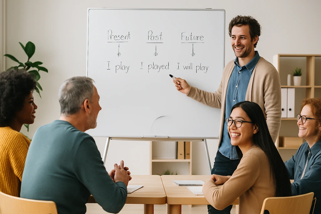 academia-ingles-sabadell-adultos-en-clase-gramatica-ingles