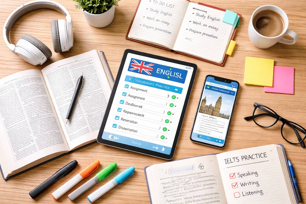 academia-ingles-sabadell-tablet-movil-boli-gafas-libro-ingles