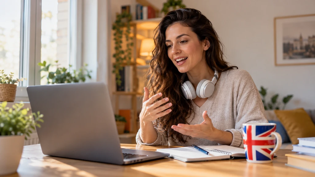 academia-ingles-sabadell-chica-practicando-pronunciacion-portatil