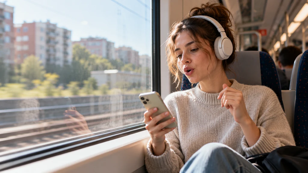 academia-ingles-sabadell-shadowing-auriculares-movil